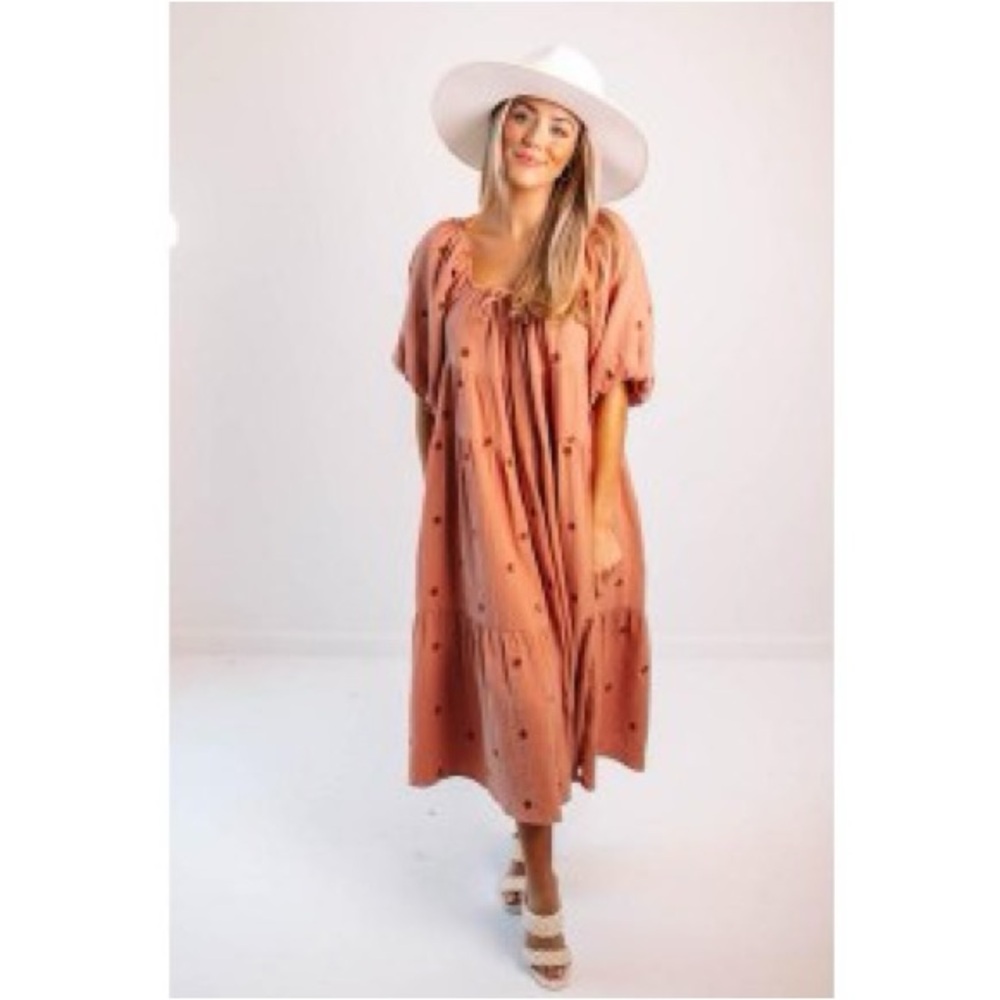 IMPECCABLE PIG ⍟ GRATEFUL & GRACEFUL MIDI DRESS - MAUVE Small
